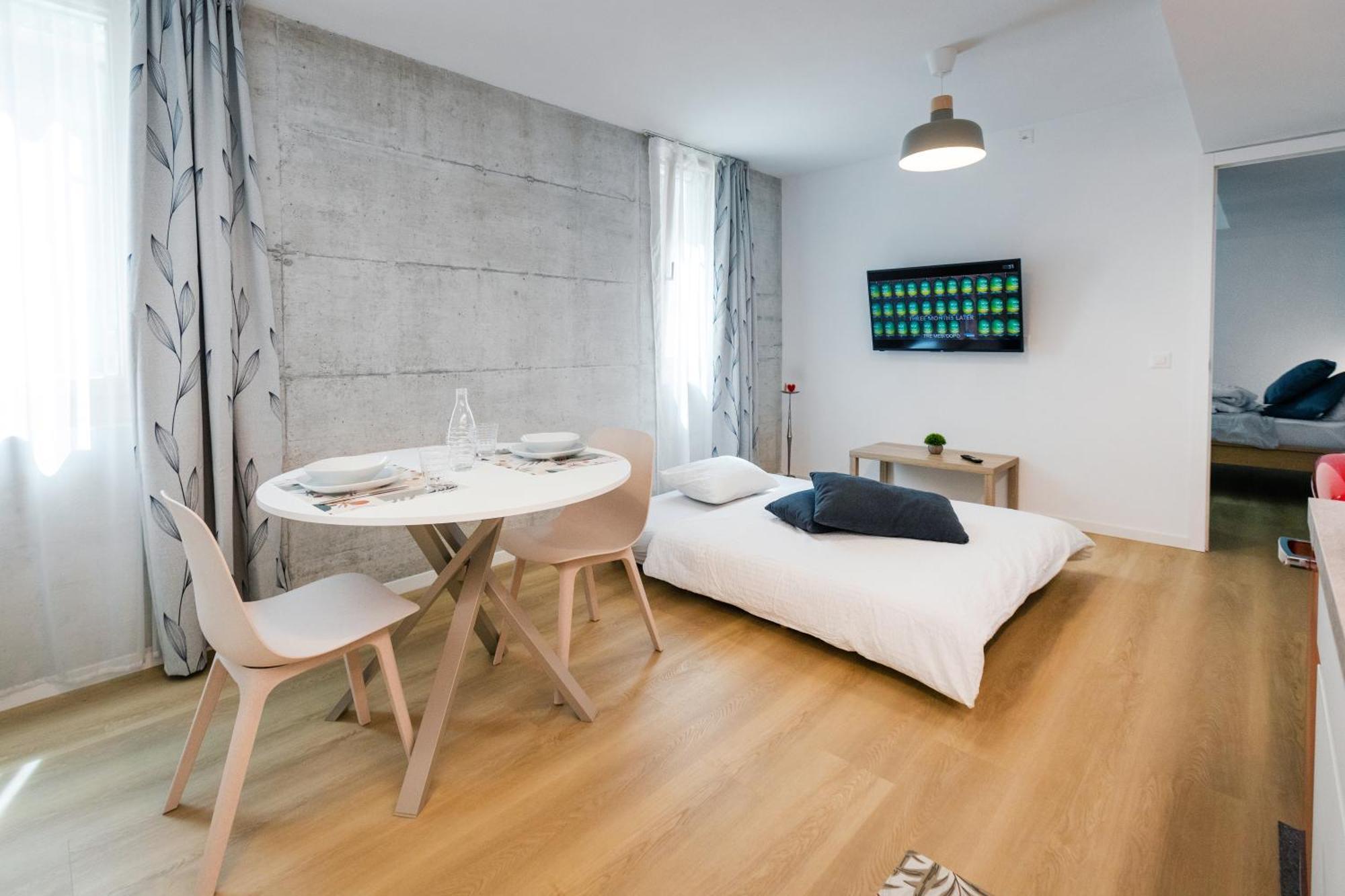 Easy Flat Vezia, Indipendent Entrance, Free Parking Daire Lugano Oda fotoğraf